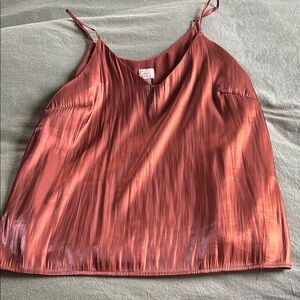 Satin Copper Cami Top